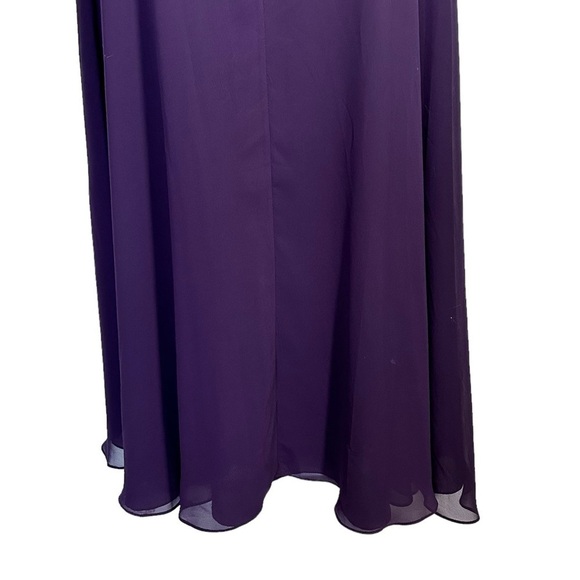 Dancing Queen Purple Off-Shoulder Prom Dress - Picture 6 of 10